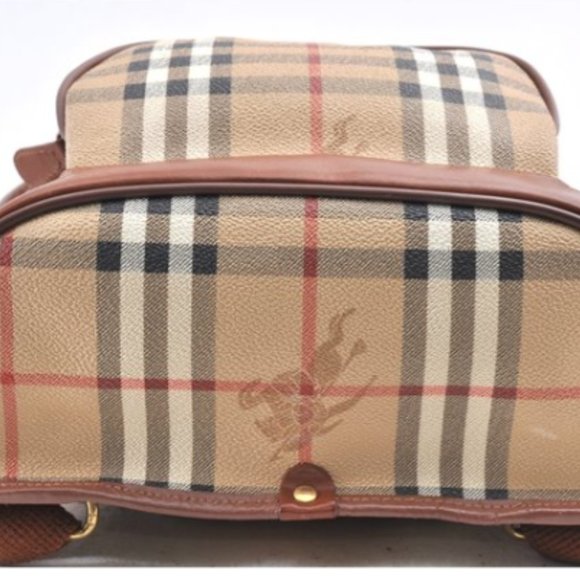 Authentic Burberrys Nova Check PVC Leather Backpac - Picture 15 of 16